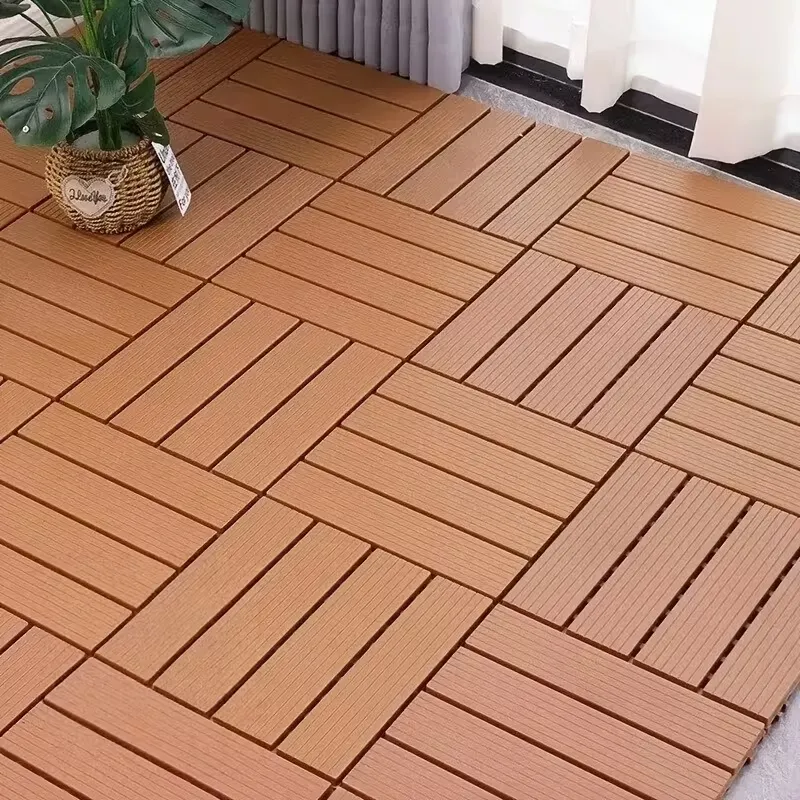 3pcs Outdoor Flooring Plastic Parquet Tiles