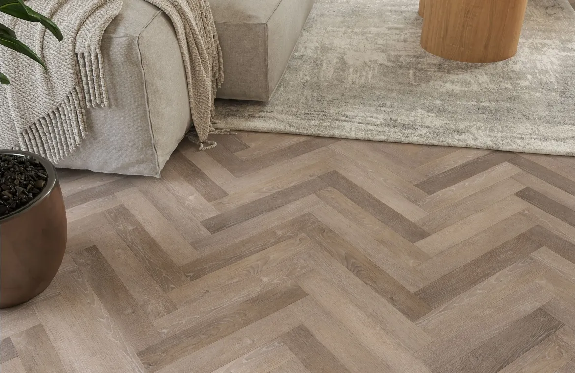 Accent Ashwood Oak 2mm Herringbone LVT Flooring