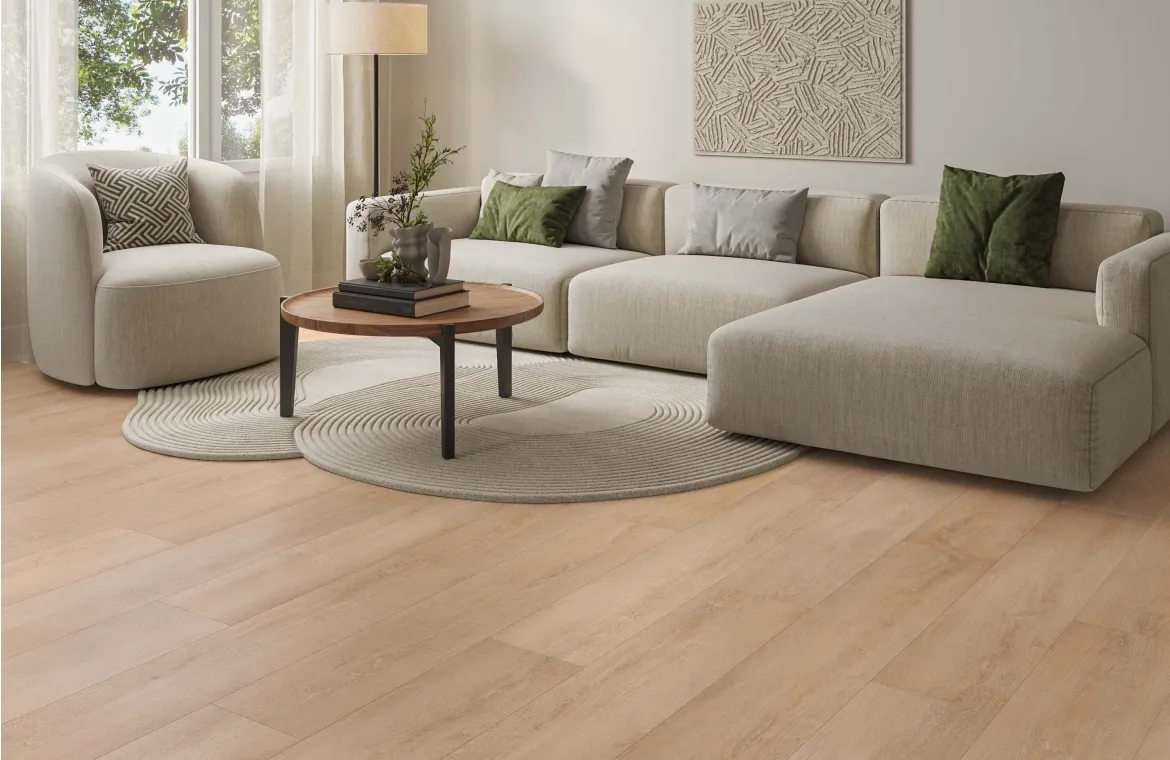 Accent Soft Hazel Oak 2mm Straight Plank LVT Flooring