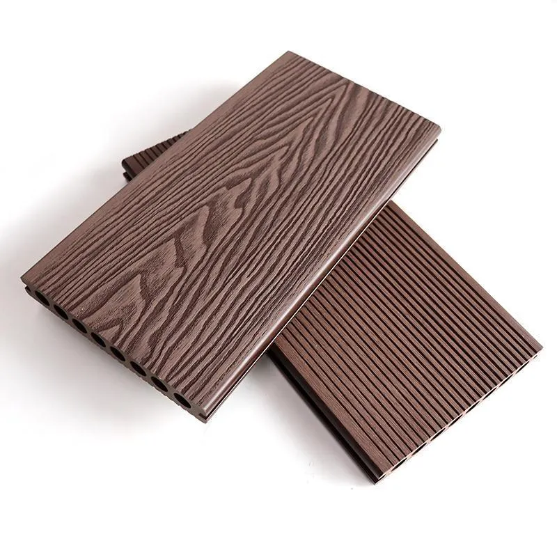 Chocolate 3D Hollow Deck Flooring