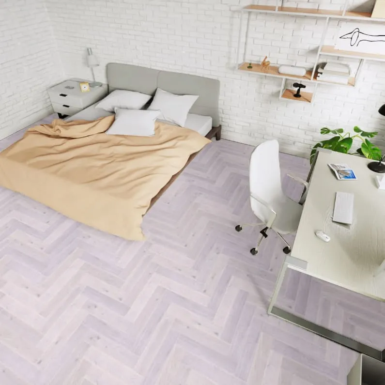 Engineered White Oak Brushed & Oiled Parquet Flooring