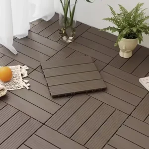 Heavy-Duty Outdoor Flooring PE Plastic Tiles