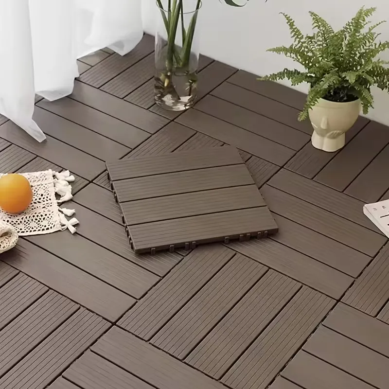 Heavy-Duty Outdoor Flooring PE Plastic Tiles