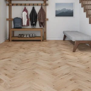 Thorpe Canvas Solid Oak Herringbone Flooring