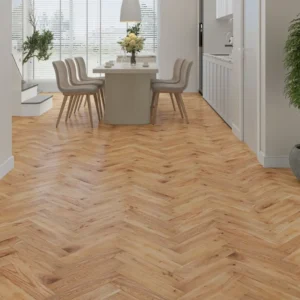 Thorpe Spring Grand Solid Oak Herringbone Flooring