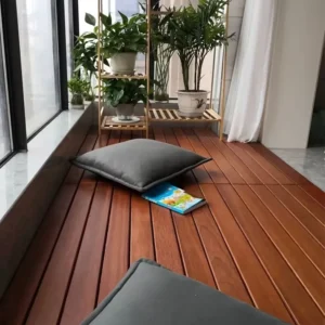 Waterproof Wooden Deck Tiles 6pcs