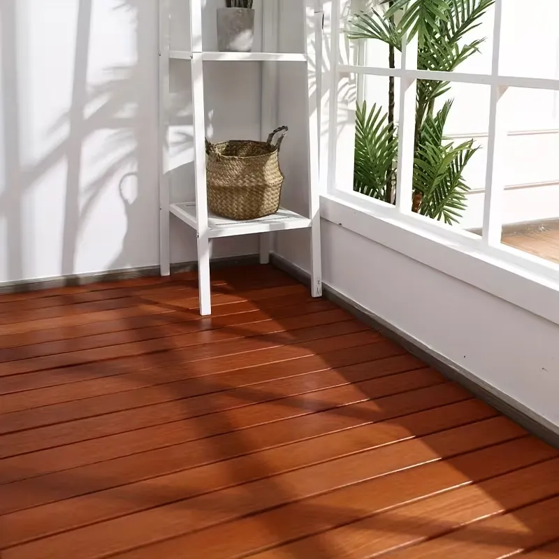 Waterproof Wooden Deck Tiles 6pcs